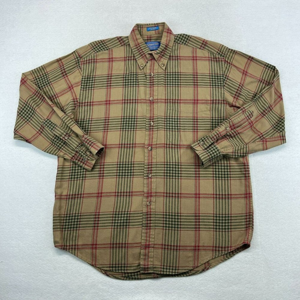 Pendleton Button Down Shirt Medium Men's Cotton P… - image 1